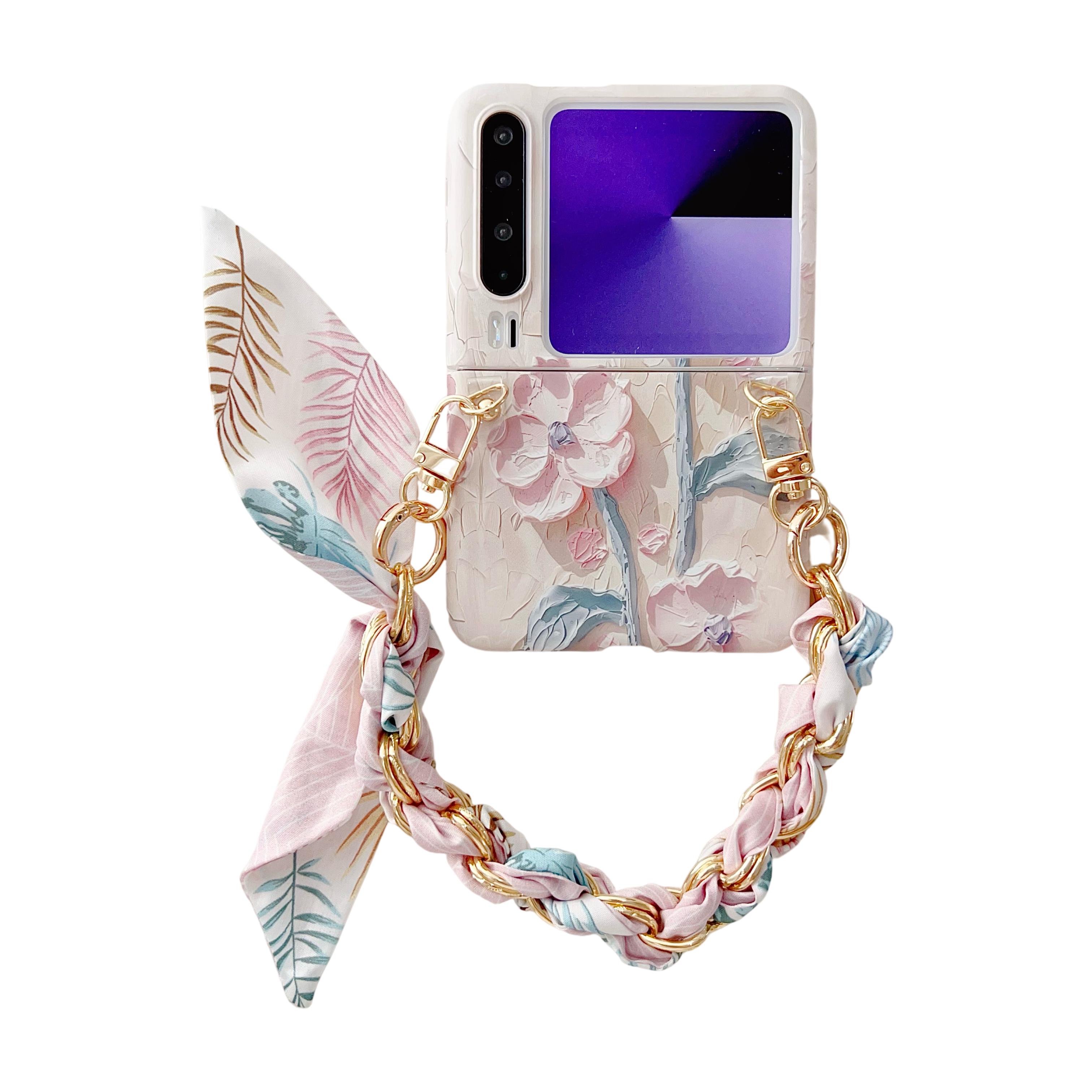 

Case For Huawei Pura X Fresh flowers Painted Embossed feel Wrist Strap Shockproof Hard PC Cover Capa Shell Huawei Pura X
