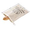 Non-removable Beeswax Coated Bread Storage Oil Stain Prevention Baguette Storage Bag  For Kitchen
