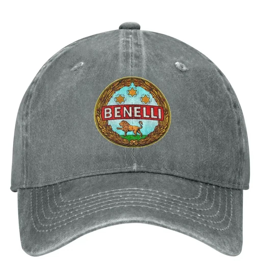 Vintage Benelli  Motorcycles Italy Racing Baseball Cap Men Women Distressed Washed Snapback  Outdoor Workouts S