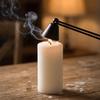 Luxury Bell Shaped Candle Snuffer Long Handle Vintage Flame Stoppers Non-Slip Heat Resistant Wick Extinguisher Living Room