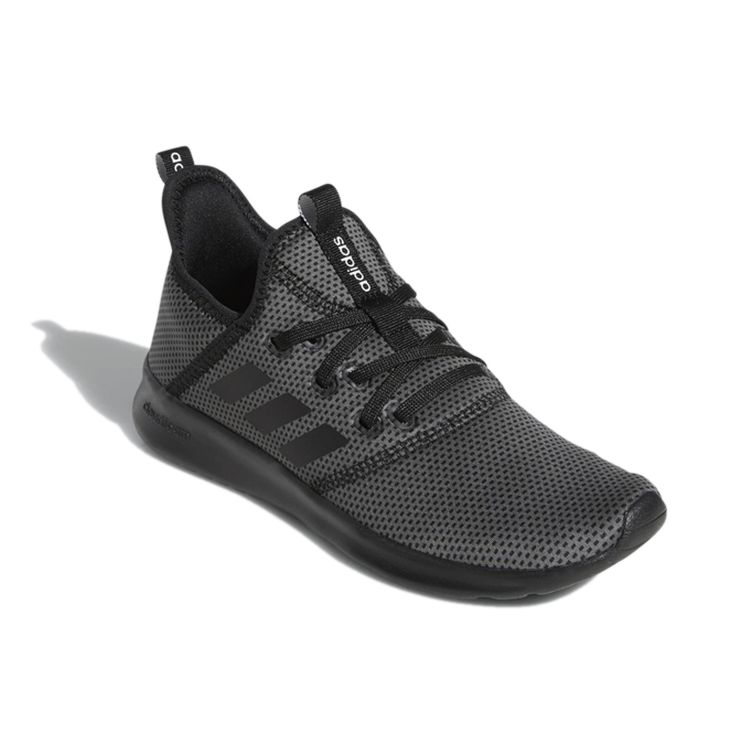 Adidas Neo Cloudfoam Pure Non-Slip Breathable Sports Shoes Women Sneakers Black Gray B42178