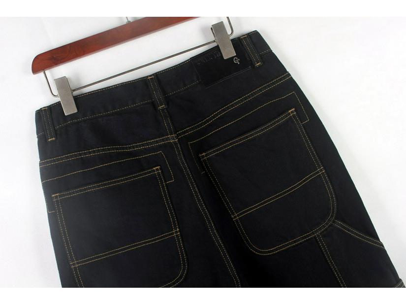 European-American Street Dance Loose Hip-Hop Skateboard Jeans for Men