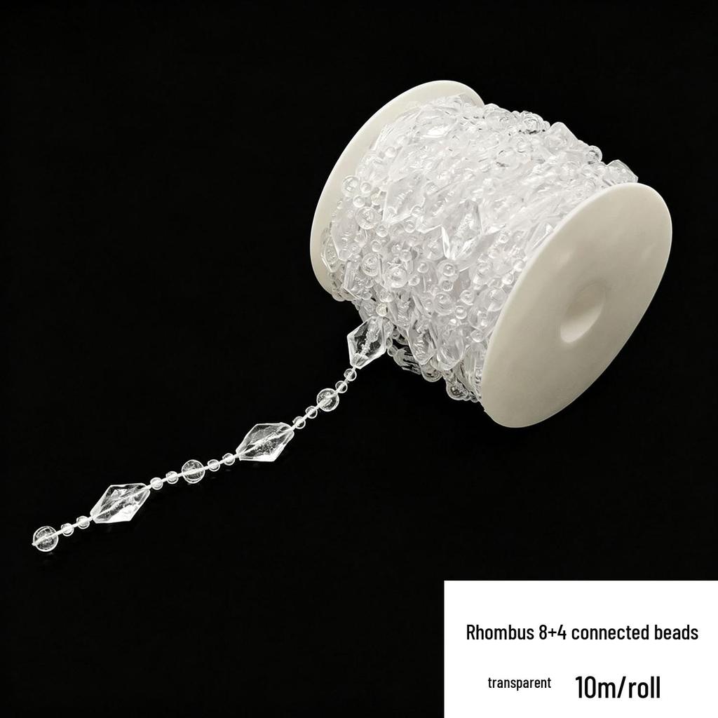 Double-Line Pearl Sunflower Snowflake Beads DIY Decoration