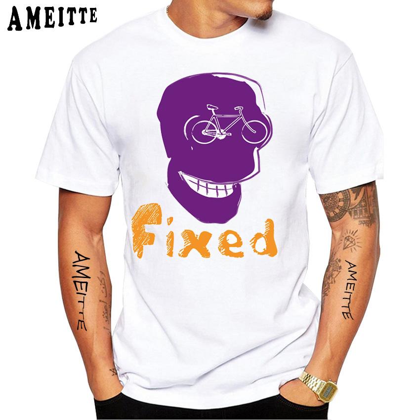 Father Takes Son Ride A Motorcycle Print T-Shirt Summer Men Short Sleeve Funny Bike Soprt White Casual Tops Hip Hop Boy Tees