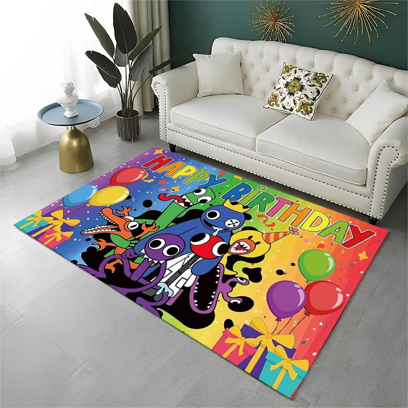 

Game R-Rainbow Friends Cartoon Carpet Rug for Playroom Bedroom Living Room Sofa Home Decor,kid Area Rug Non-slip Floor Mat 40x60cm