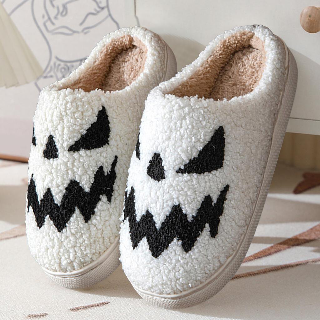 Halloween Home Slippers For Women Men Soft Plush Fuzzy Winter Holiday Slippers Slippers Comfy Hand Knit Slippers for Women