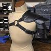 Středověký Viking Pirát Rytíř Naramenní zbroj Římský Gladiátor Cosplay Kostým Doplněk Steampunk Gotický Kožený Pauldron LARP