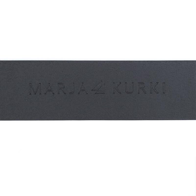MARJA KURKI Men's Italian Leather Business Pin Buckle Belt