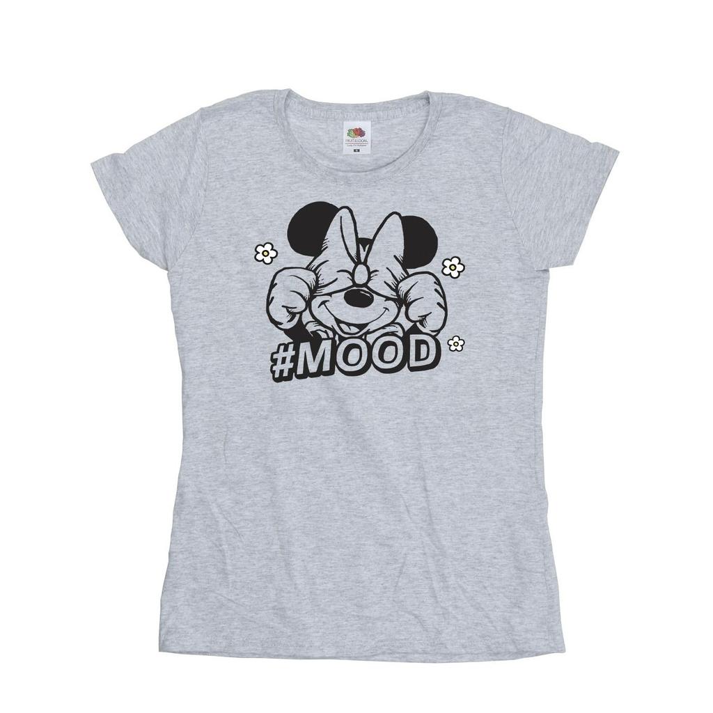 Disney Womens/Ladies Minnie Mouse Mood Cotton T-Shirt