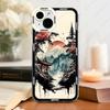 Ink and Wash Landscape Phone Case For iPhone 16 15 14 13 12 11 Pro Max XS X XR 7 8 SE Shockproof Back Cover