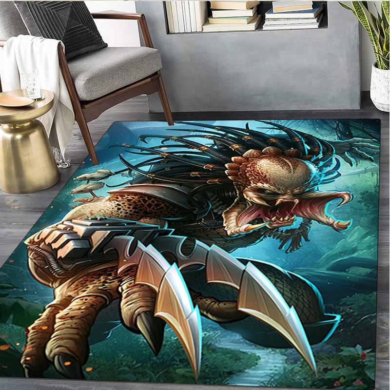 1 Stück Der Predator Druckteppich - Heimdekoration Teppich Für Wohnzimmer Schlafzimmer Bodenbelag Computerstuhl Bereichsteppich