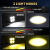 Dual Color 3 Inch Motorcycle Spotlights 200W LED 30000LM 12V 24V Truck Work Light Fog lamp Headlight For Motorcycle Truck Car