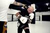 StormCloud Boxing Pro Genuine Leather Boxing Gloves White/Gold 16oz