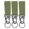 Tactical Nylon Webbing Buckle Carabiner Hook EDC Molle Backpack Belt Clip Keychain Hanger For Outdoor Climbing Camping