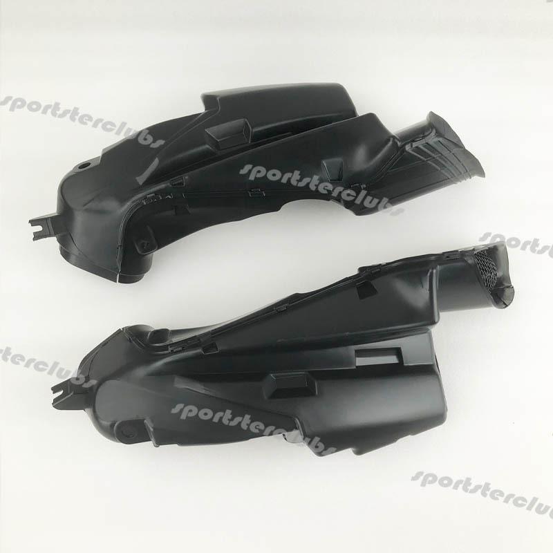 A Pair For Suzuki K6 K7 GSXR750 GSX-R 750 2006-2007 GSX-R600 GSXR600 Black Motorcycle Ram Air Intake Tube Duct Pipe