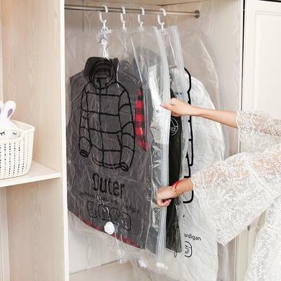 Clothes Compression Organizer Vacuum Storage Bag Organizer Cabinets Organizers For Room House Hanging Space Bags Handbag