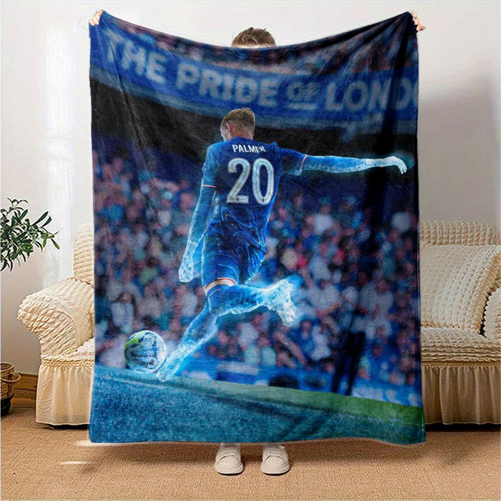 Chelsea Fc Football Player Blanket Ultrasoft Suitable For Office Picnics Chair Four Seasons Universal Digital Print