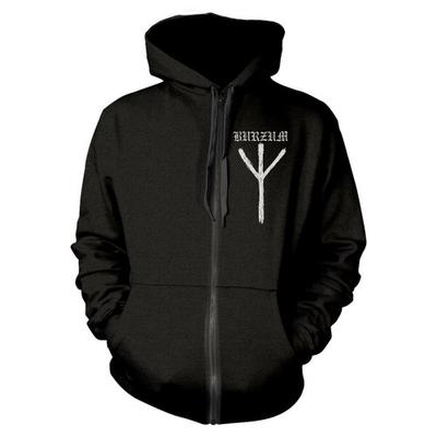 Bluza z kapturem i suwakiem na całej długości dla dorosłych Burzum Rune