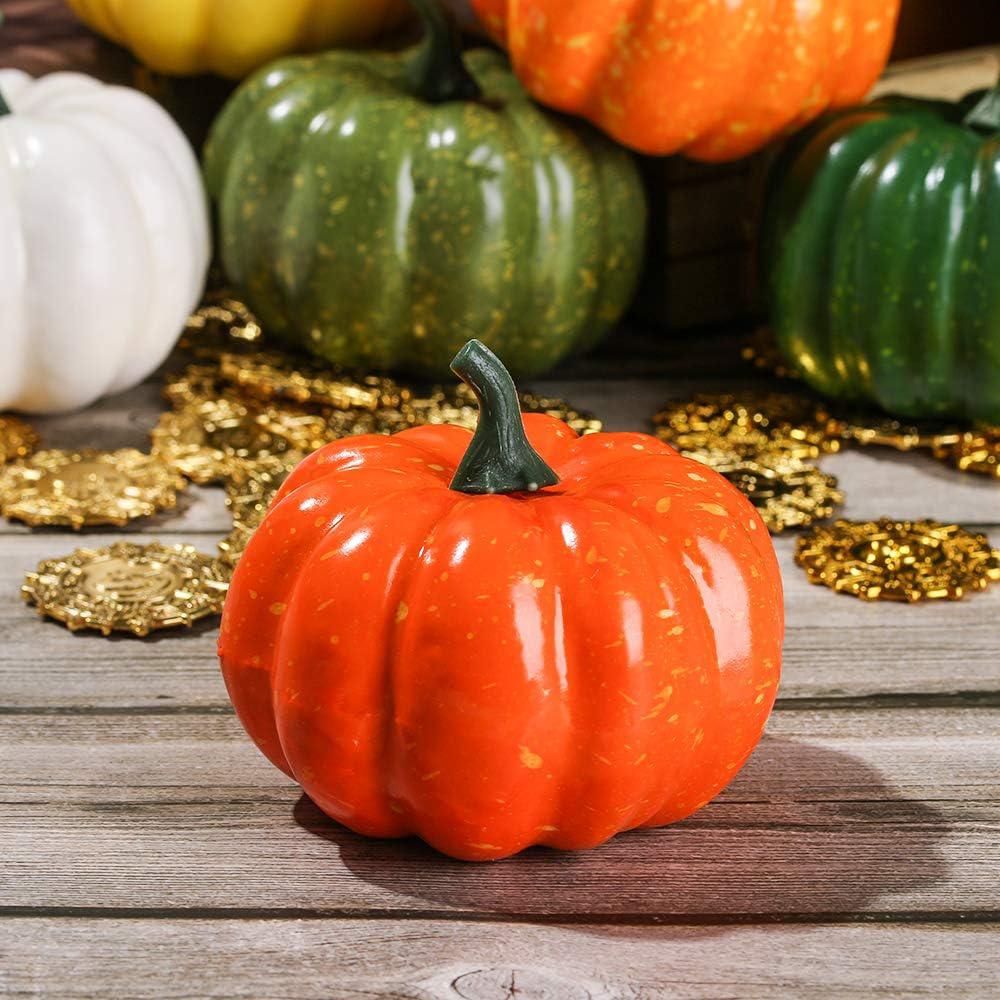 Mini Artificial Halloween Pumpkin Decor Simulation Vegetable  Halloween Home Party Decoration Props Farmhouse Harvest DIY Craft