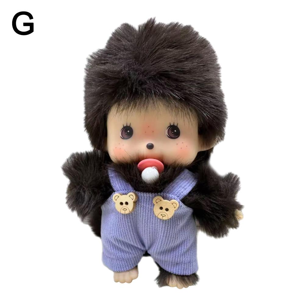 Kawaii Kindergarten Mochi Puppe 15cm PP Baumwolle Affe Plüschpuppe Handpuppe Tasche Anhänger Anhänger Geschenk Plüschtier