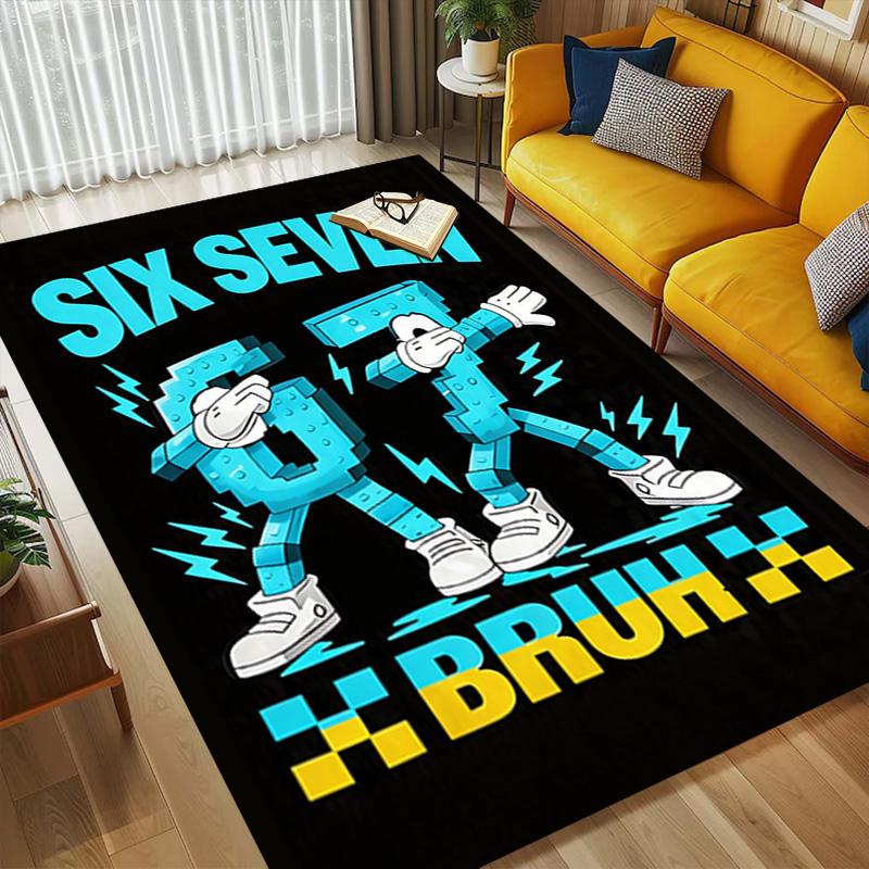 Six Seven Living Room Nonslip Area Rug Soft Carpet For Bedroom Game Playroom Sofa Office Home Decor Doormat Christmas Gift C926594