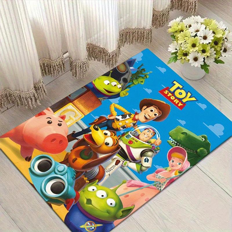 

1pc Toy Story Pattern Area Rug Soft Flannel Floor Mat for Living Room,Office,Bedroom and Carpet,Sofa Coffee Table Floor Mat 60cm by 90cm