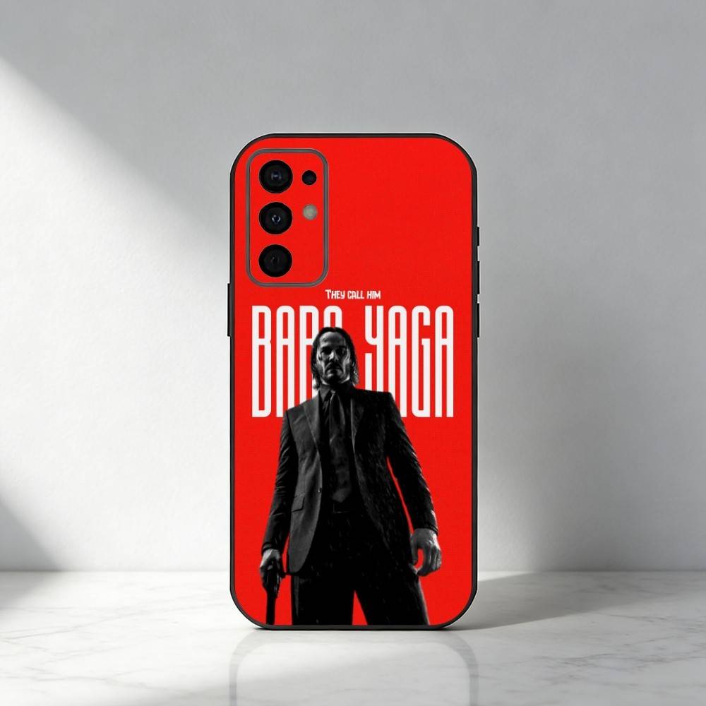 Movie John-Wick Phone Case For Samsung S25,S24,S21,S22,S23,S30,Ultra,S20,Plus,Fe,Note,5G Black Cover