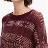 Only Women's 2026 Autumn Retro Plaid Knit Sweater
