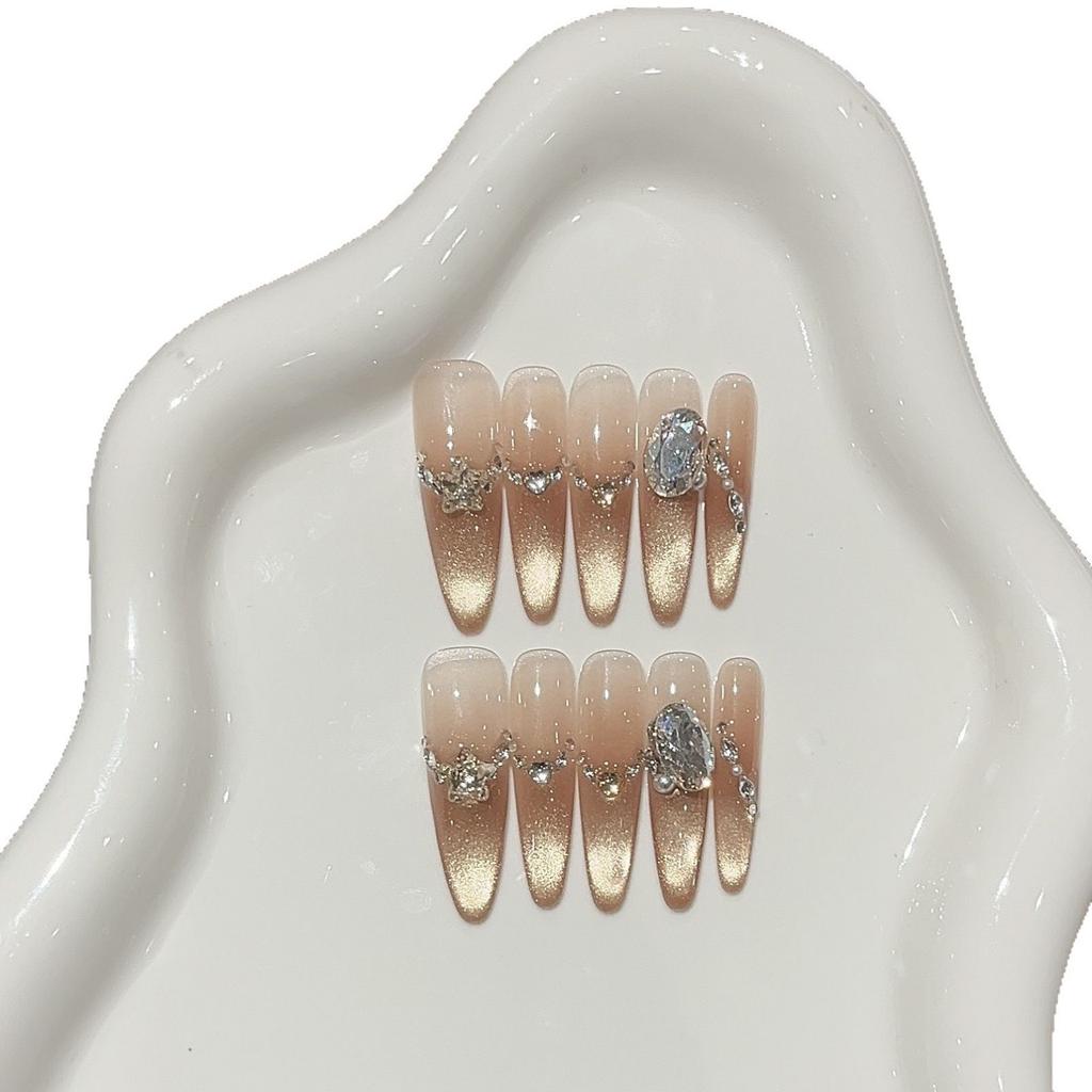 Mătase Lumină Intermitentă Lux Alb Simplu Margele Sticlă Șampanie Vârf de Deget Ochi de Pisică Butic K9 Armură Purtabilă