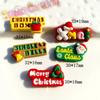 10pcs New Christmas Snowman Gift Figurine Resin Refrigerator Fridge Magnet Whiteboard Sticker Diy Decoration Kitchen Accessories