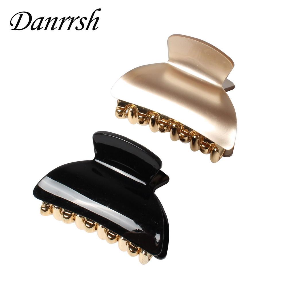 2 Pezzi Pinze per Capelli a Scacchiera per Donna Ragazza Dolci Fermagli per Capelli in Acrilico Carini Fermaglio per Capelli Solido a Granchio Accessori per Capelli alla Moda