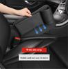 PU Leather Car Console Right Seat Gap Catcher Crevice Organizer Box Cup Holder
