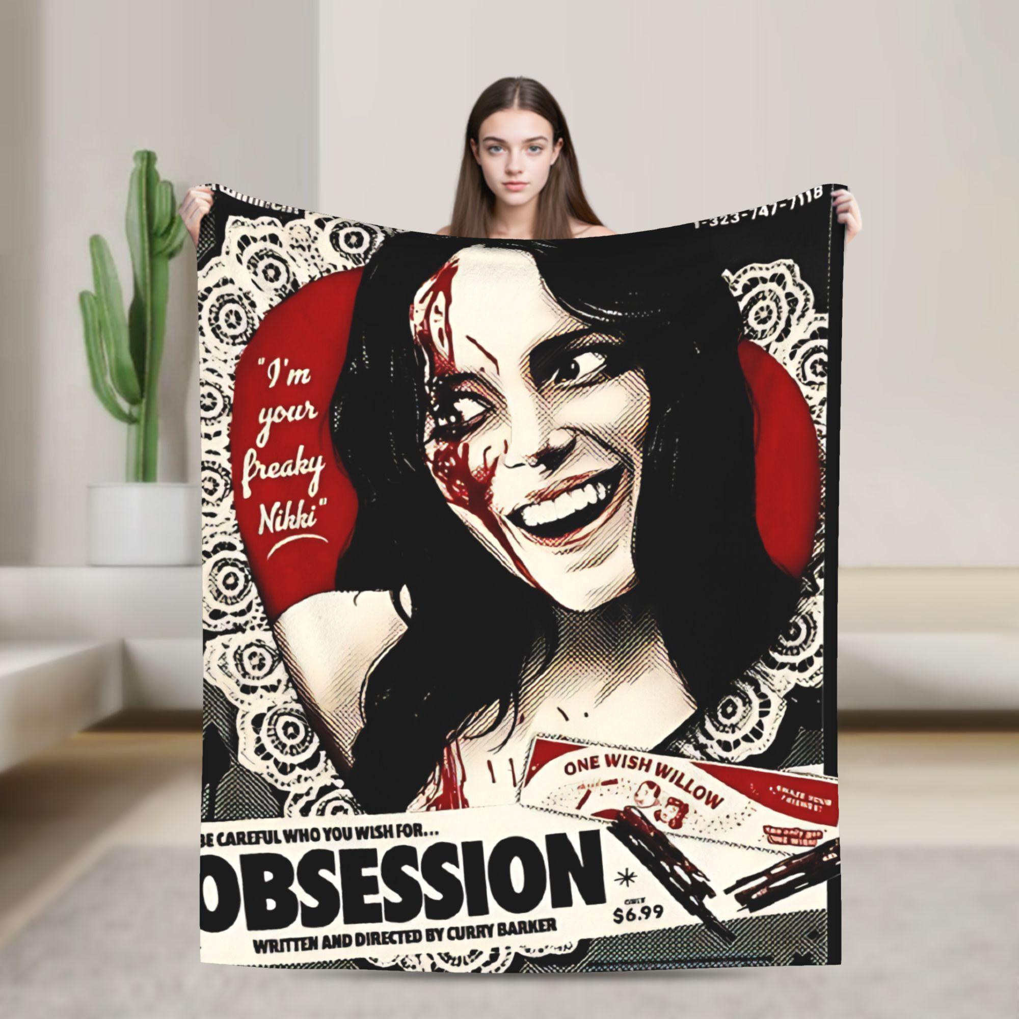 Nikki Obsession Movie Vintage Blanket Quality Soft Throw Blanket Winter Travel Couch Chair Sofa Bed Print Bedspread 75x90cm