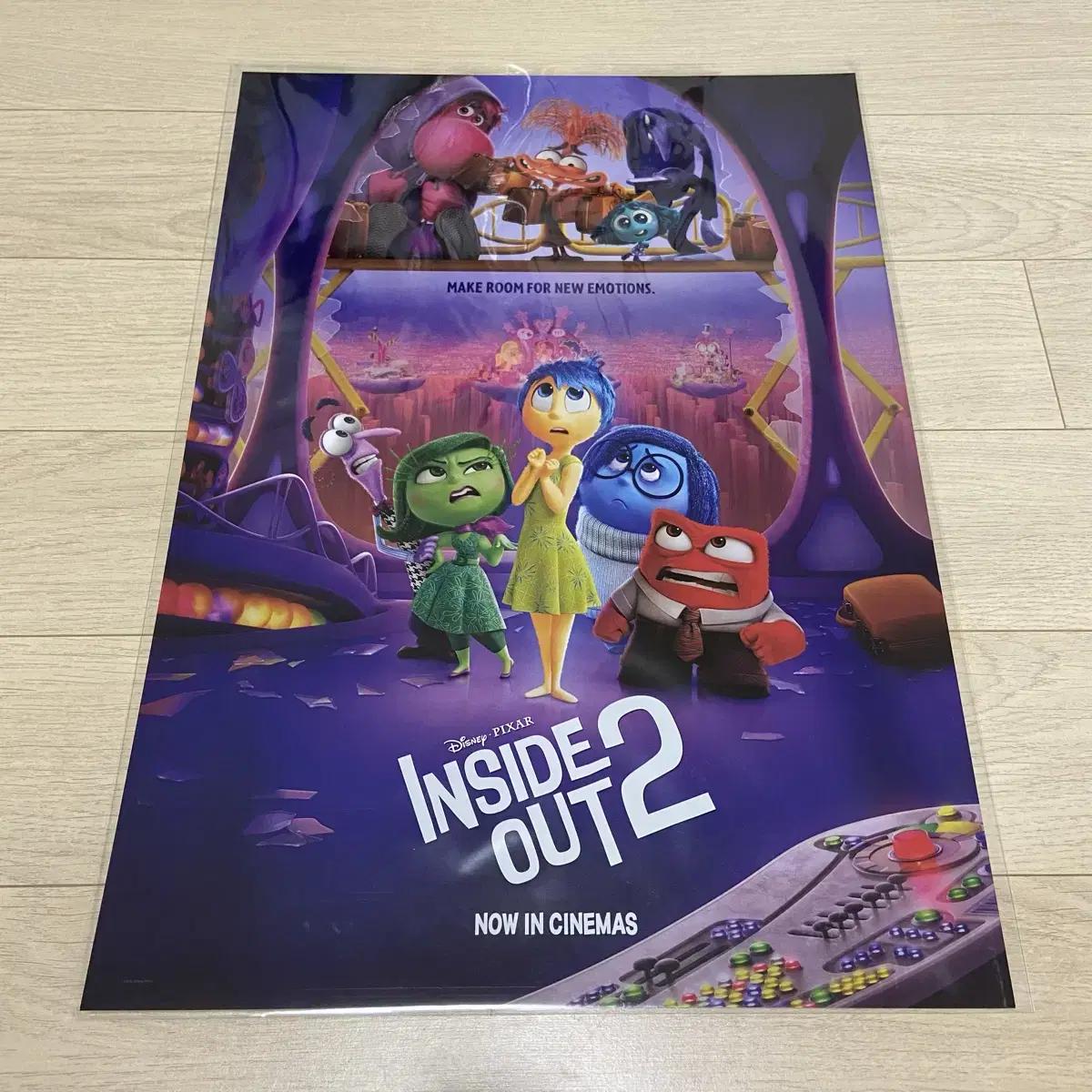

Inside Out 2 плаката формата А3 в партии