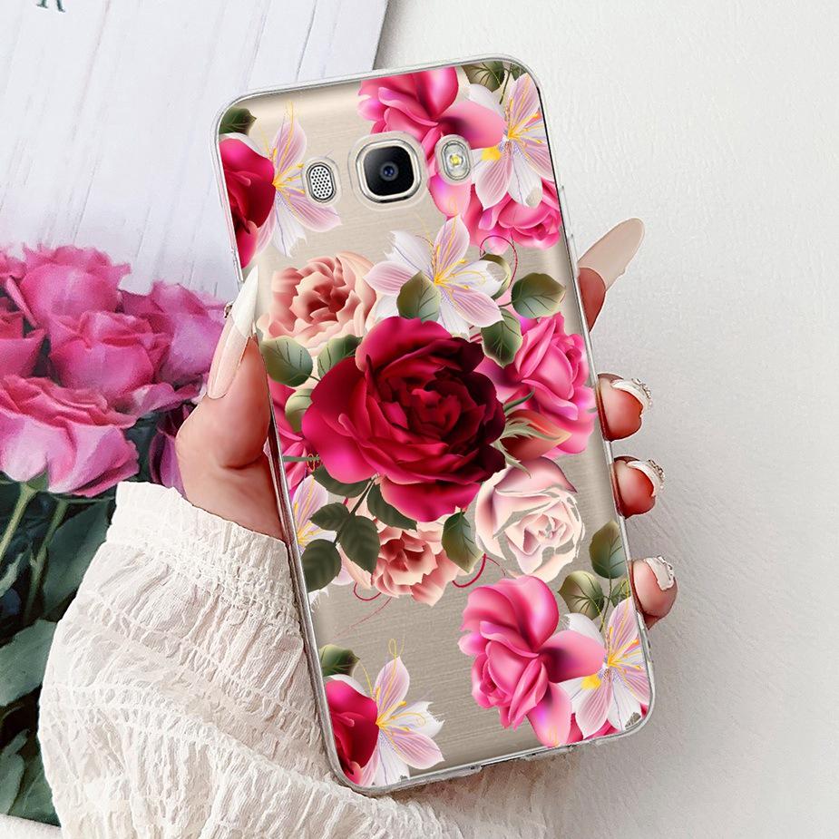 For Samsung Galaxy J5 2016 Case SM-J510F Luxury Fashion Painted Cover Soft Slim Phone Case For Samsung J3 J5 J7 2016 Fundas Bags