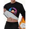Special Offer Warm Men's Derong Fleece Top Soft Thermal Crew Neck Long Sleeve
