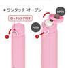 Thermos Tumbler Vacuum Insulated Travel Mug 500ml Pink JNR-501 P