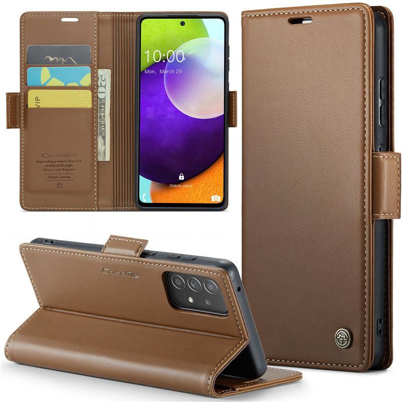 Luxury Leather Case for Samsung A12 A13 A04S A20 A30S M10S A22S A54 A53 A52 A50 A23 A24 A50S A32 M32 A33 A34 A73 A72 A71 Card Pocket Case Back Cover