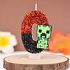 Number Birthday Candle 0-9 Glitter Cake Decoration Candle for Baking Party Supplies Kids Celebration Cake Topper Candle