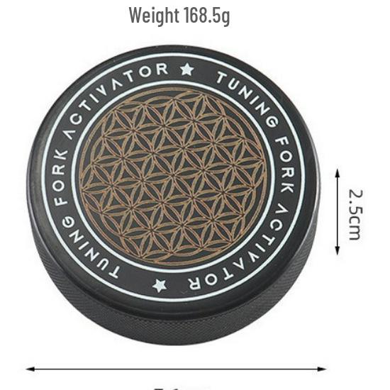 Vierteiliges Aluminiumlegierungs-Stimmgabel-Set: 128Hz, 136.1Hz, 256Hz, 384Hz für Yoga