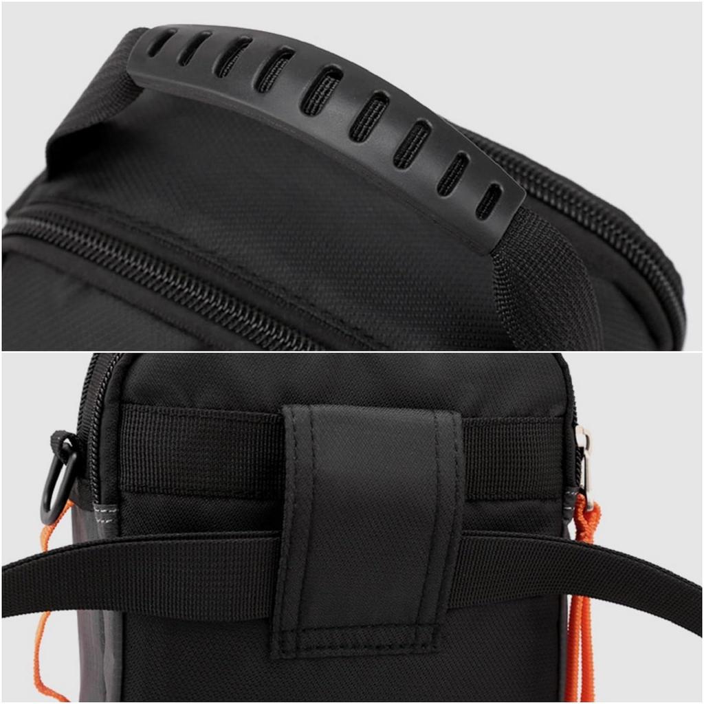 Cazycazun Mała Torba Kurierska na Ramię Duża Męska Torba, Lekka, Torebka, Torba, Pojemność, Wodoodporna, Odporna na Ścieranie (Szary)