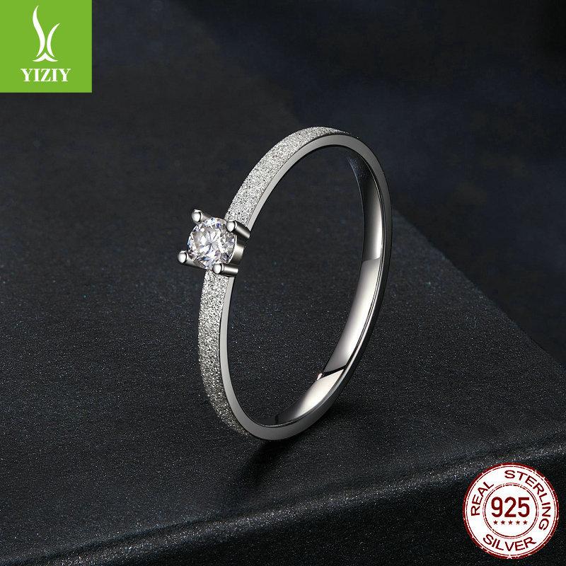 Shining Star Mozzarella Diamond Ring For Women, Fashionable Can Be Stacked With High-End S925 Sterling Silver Ring