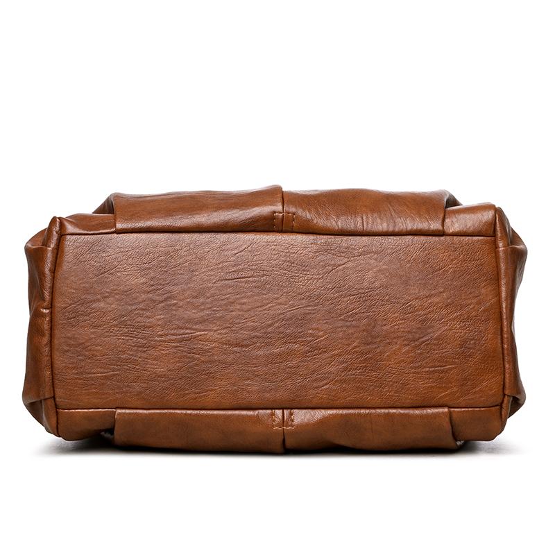 Tragetasche Damen Große Kapazität Umhängetasche Weiches Leder Schultertasche Unterarmtasche