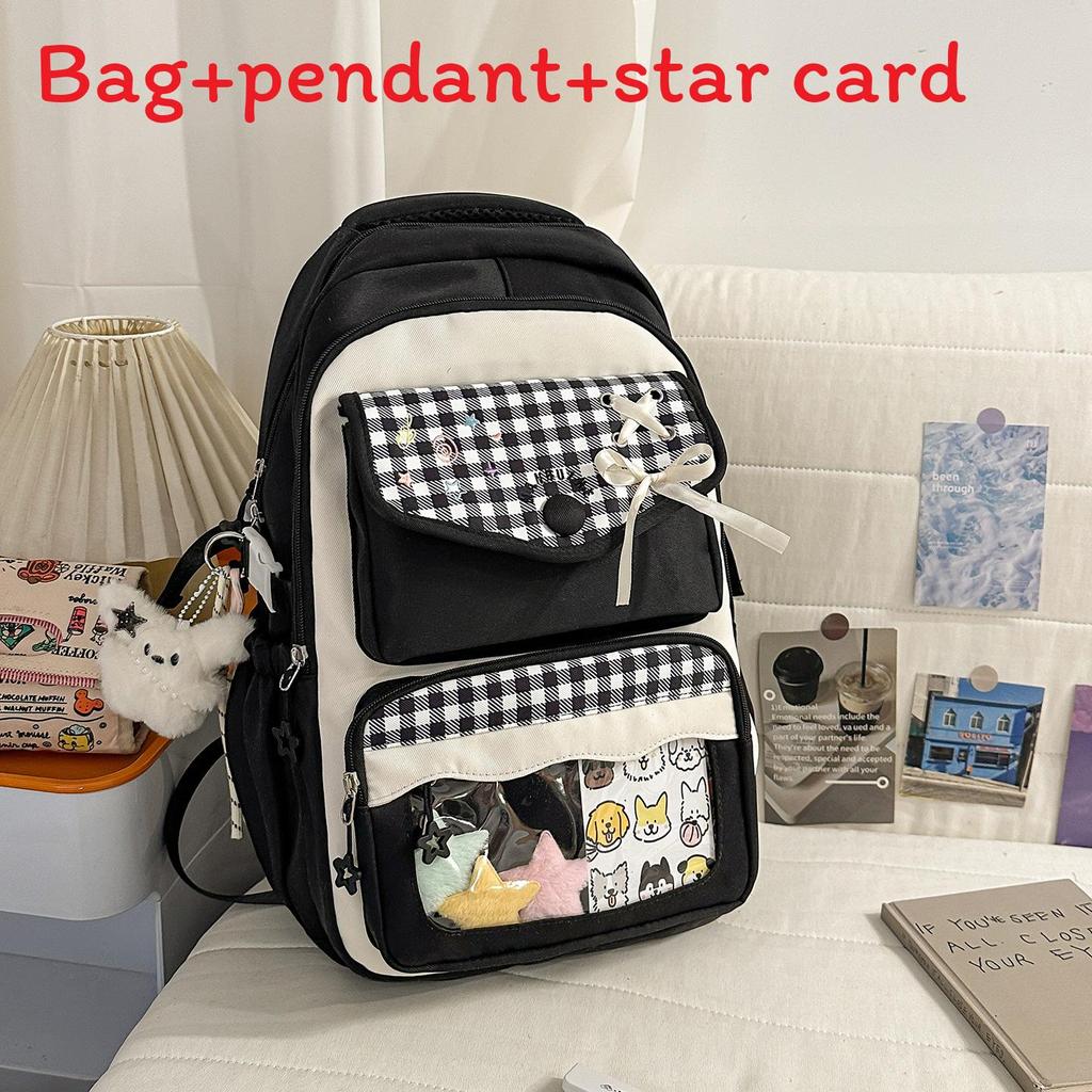 Japanese Anime School Backpack With Multiple Compartments For Teens And Students