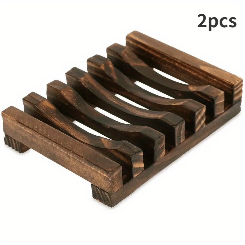 

1 шт. Мыльница цвета карбон с дренажем, домашняя текстурная мыльница 1pcs дубильная кора