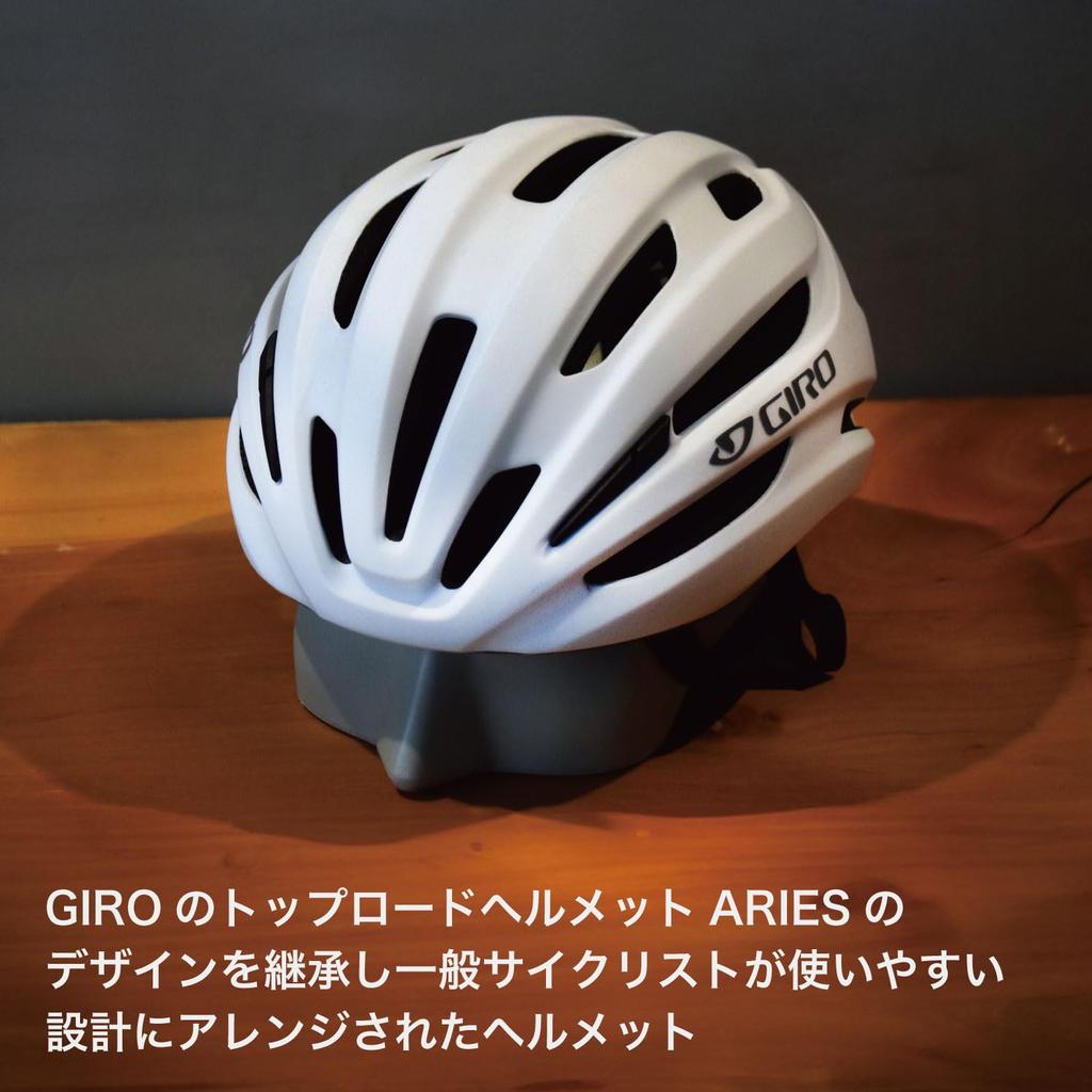GIRO Bicycle Helmet REGISTER II Free Size for Adults Matte Titanium Japanese (54cm~61cm) [Official Product]