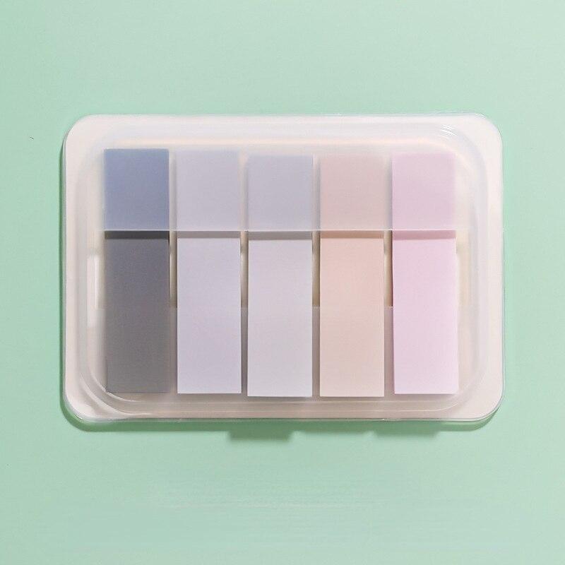 6 τεμ./σετ Morandi Έγχρωμο Υπόμνημα Υπόμνημα Ευρετήριο συμπαγών χρωμάτων Κολλώδεις σημειώσεις Σημειώσεις μηνυμάτων N Times Sticky Student Stationary Αναλώσιμα γραφείου