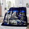 Fast & Furious Theme Printed Blanket - Perfect for Couch, Bed, Travel & Outdoor Use | Machine Washable, Cozy & Durable.