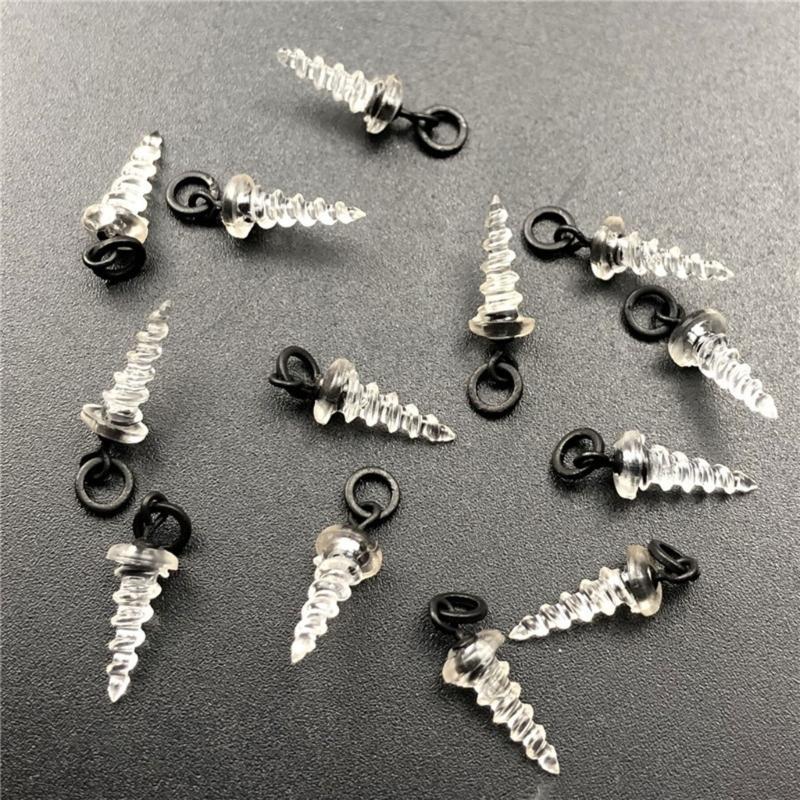 20 sztuk Pływające przynęty Wkręty do kulek proteinowych z kółkami Krętliki Wkręt do przynęt Karpiowe kulki proteinowe Wkręt do przynęt Terminale do połowu karpia Zestawy haczykowe