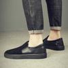 Extra Large Size Men's Shoes Black Canvas Shoes Men's Summer Breathable Casual Work Shoes One Pedal Men's Shoes Men's